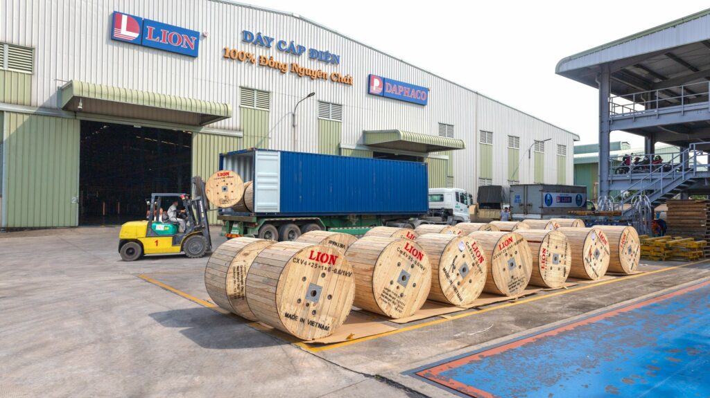DAPHACO EXPORTED ELECTRICAL CABLES OF LION BRAND TO THE AUSTRALIAN MARKET